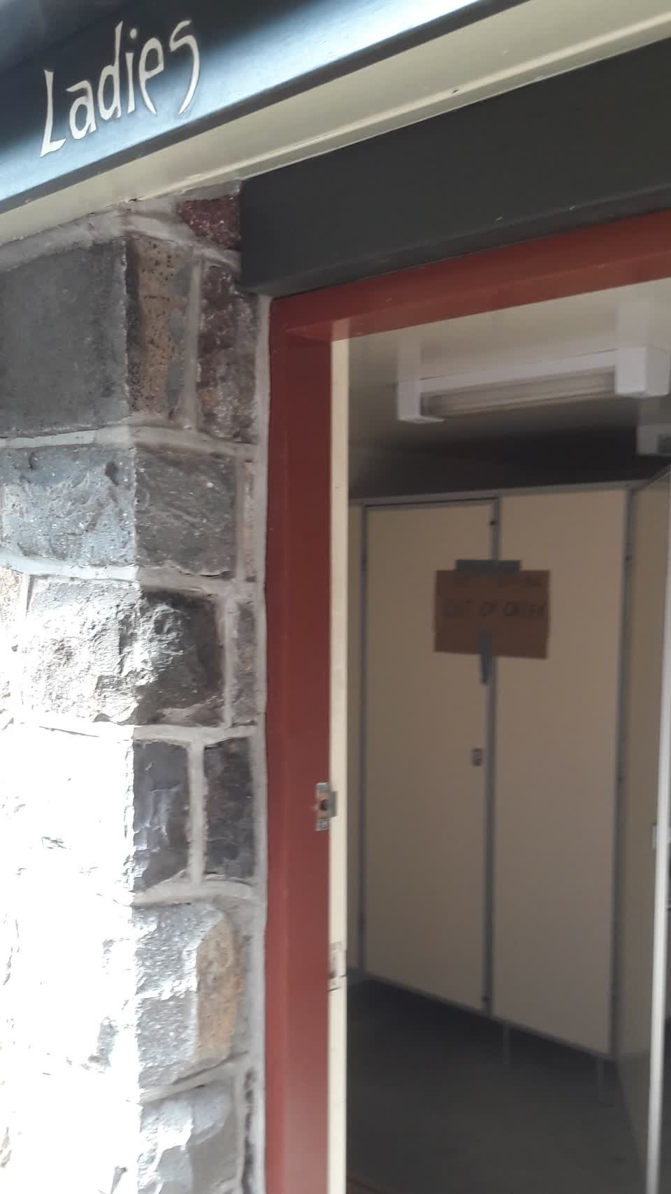 The photograph attached to this public toilet report