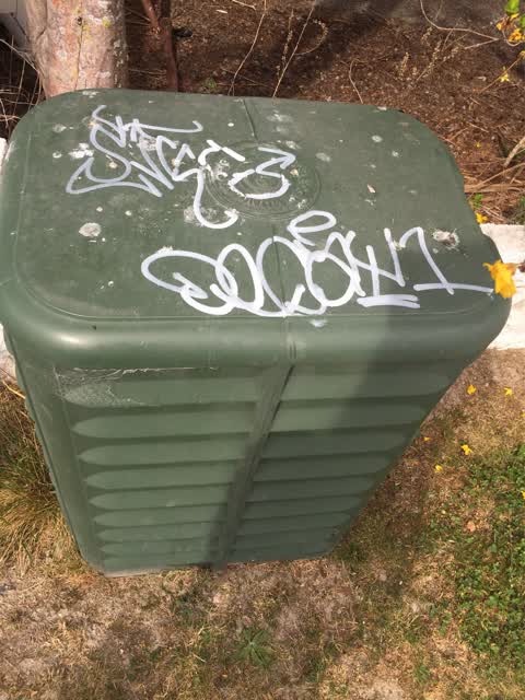 Graffiti, a report photo