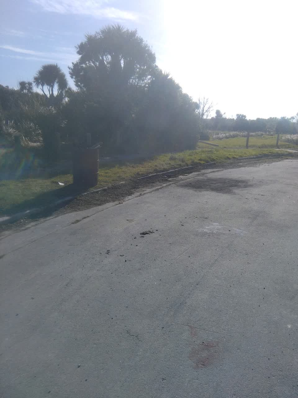 The photograph attached to this dumped rubbish report