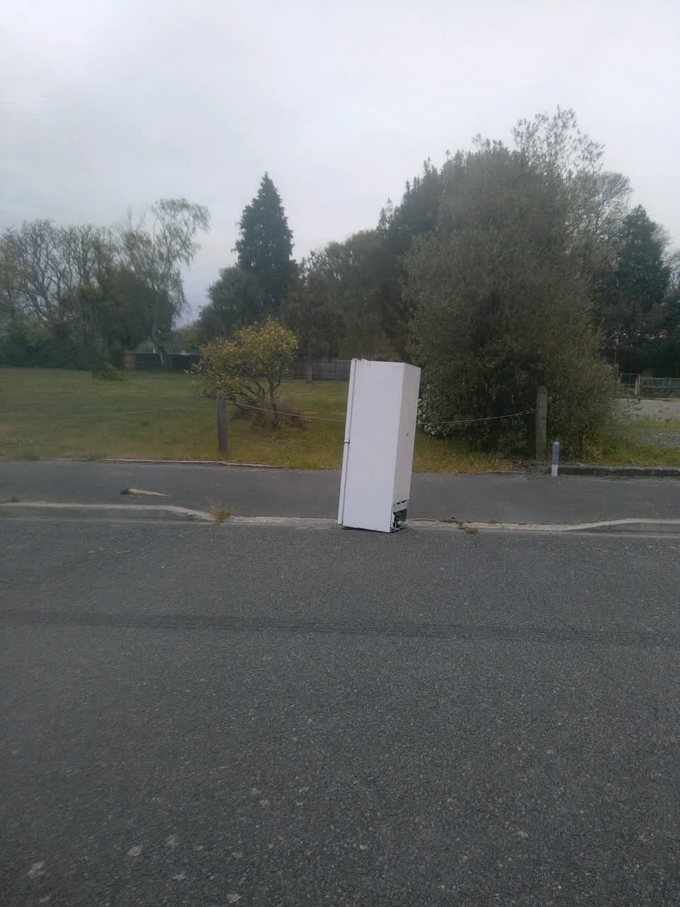 The photograph attached to this dumped rubbish report