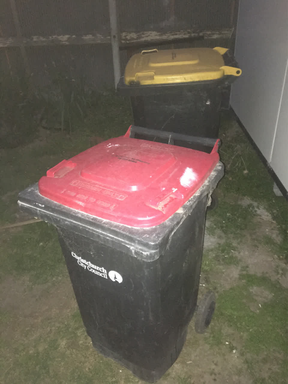 The photograph attached to this rubbish and bins - general report