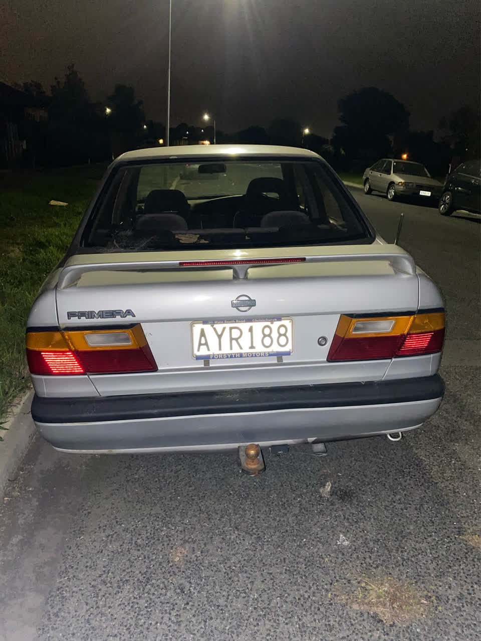 The photograph attached to this abandoned vehicle report