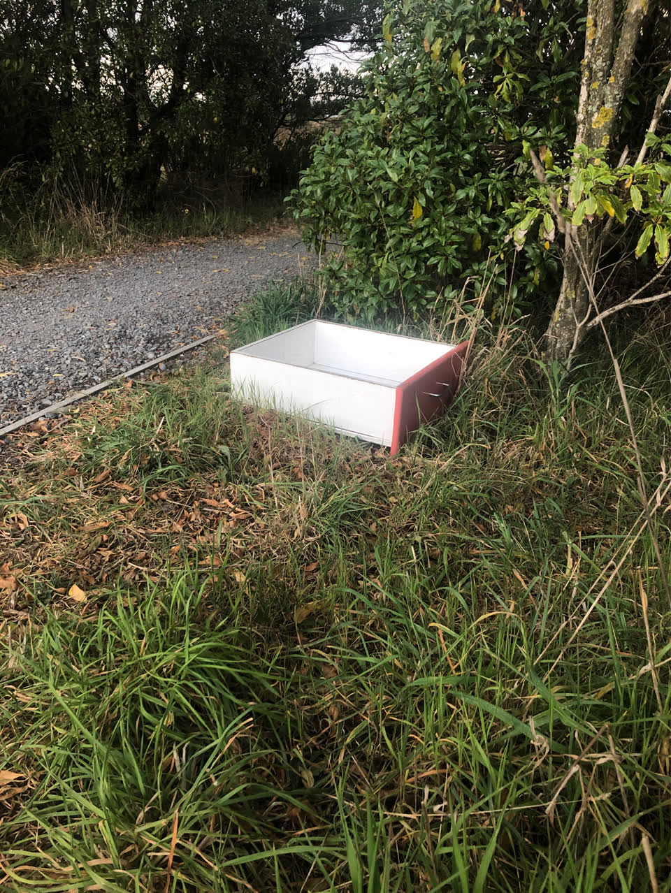 The photograph attached to this dumped rubbish report