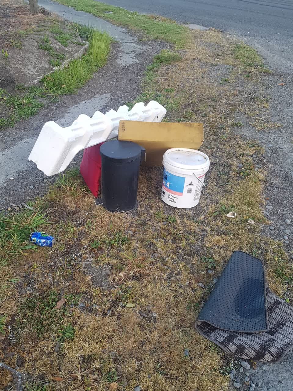 The photograph attached to this litter report