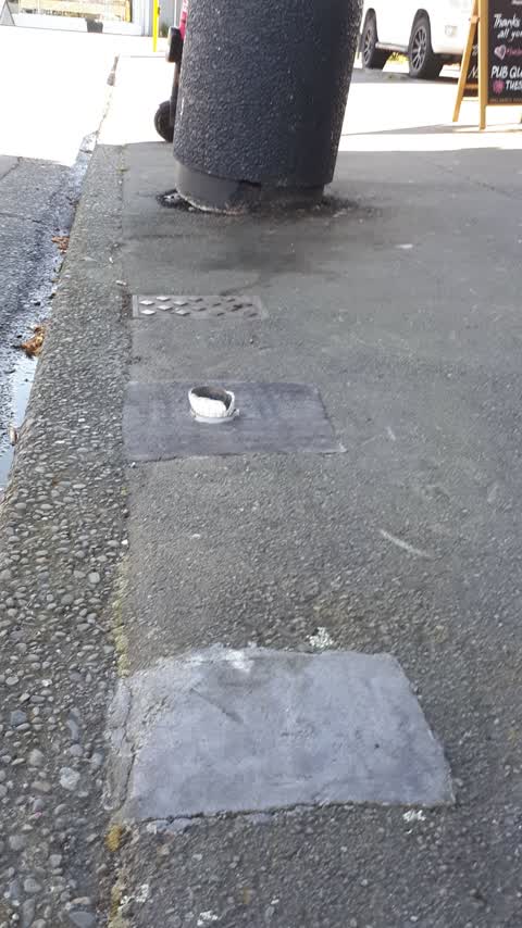 Damaged Street Sign, a report photo