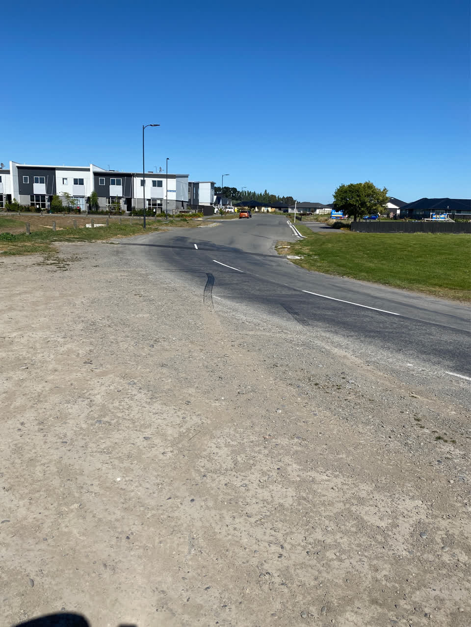The photograph attached to this roads - general report