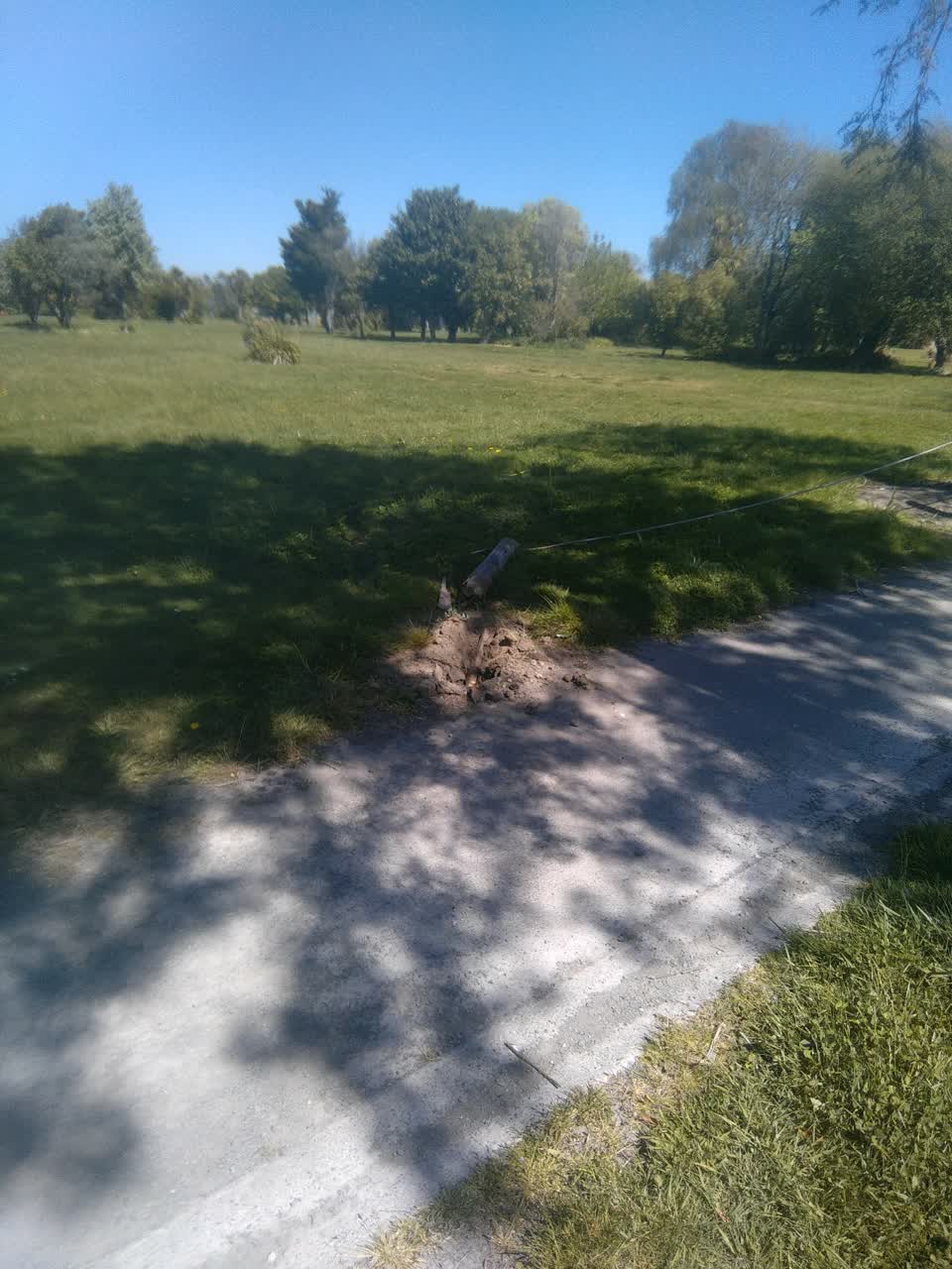 The photograph attached to this parks report
