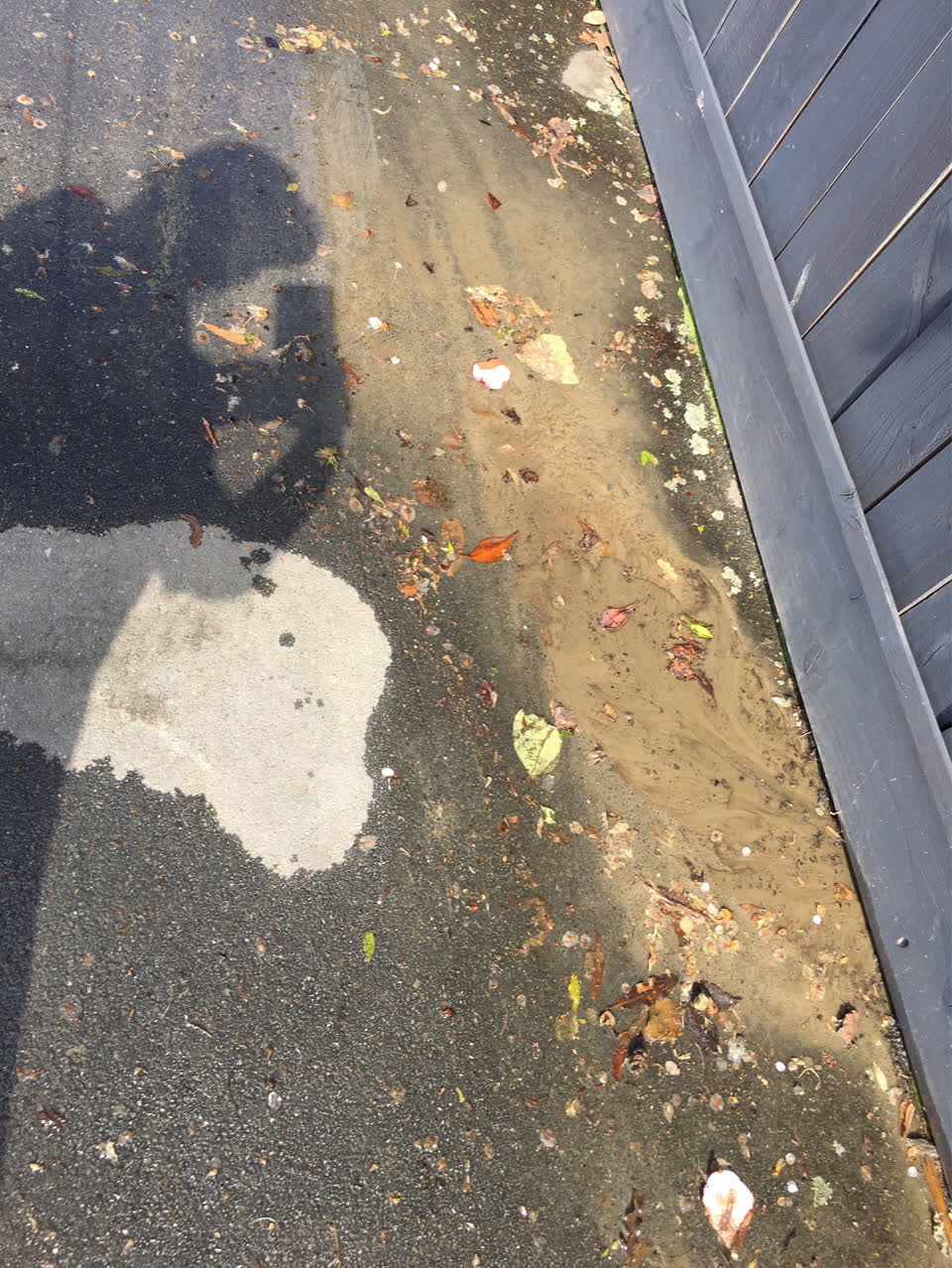The photograph attached to this flooding report
