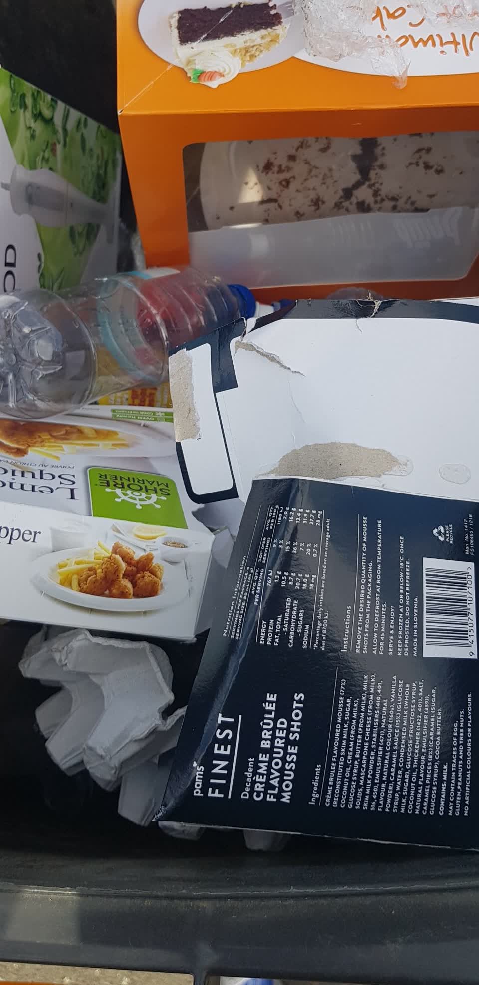 The photograph attached to this rubbish and bins - general report