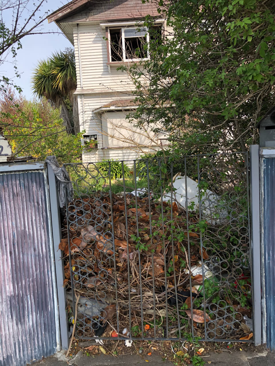 The photograph attached to this dumped rubbish report