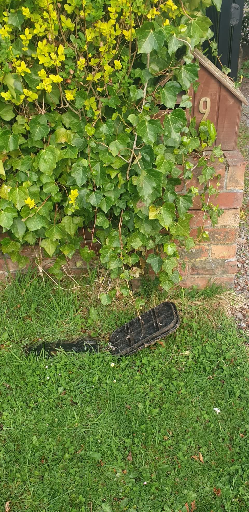 The photograph attached to this flooding report