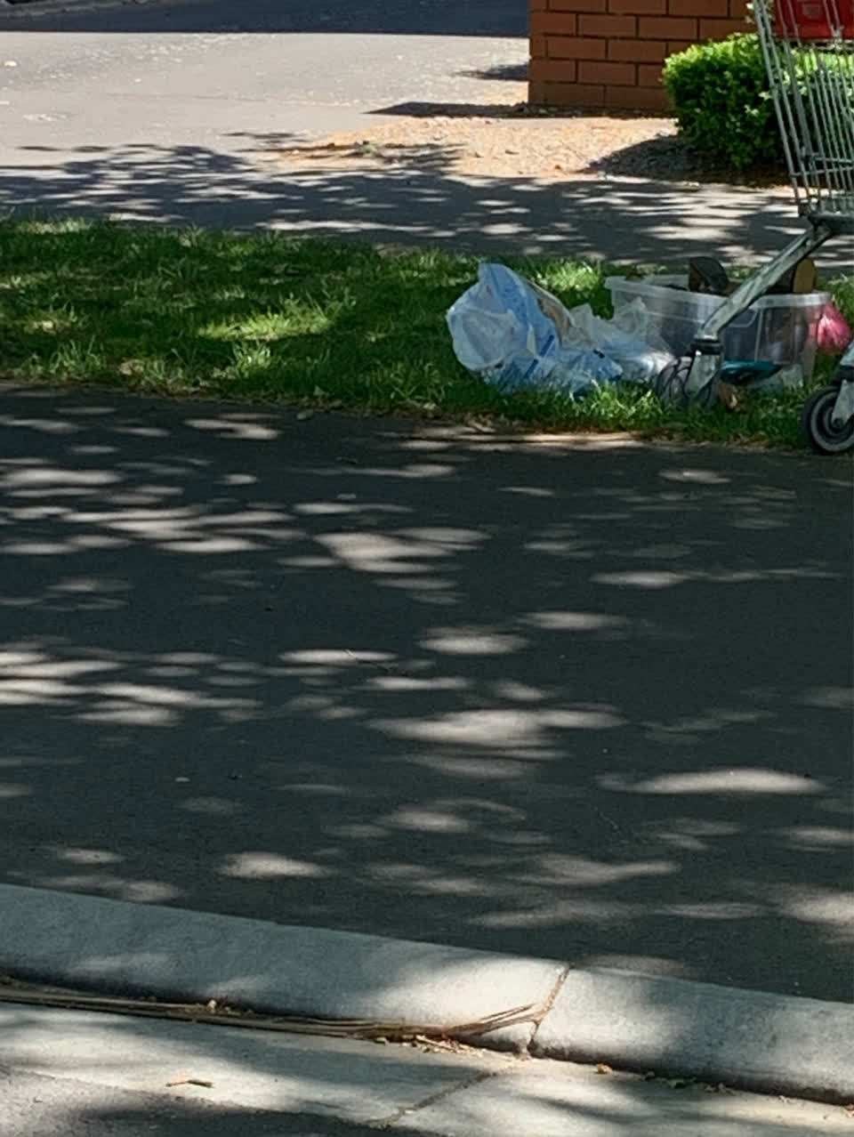 The photograph attached to this dumped rubbish report