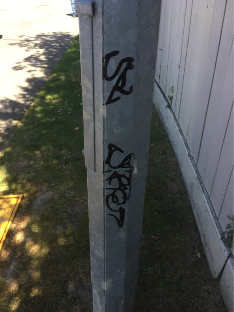Graffiti, a report photo