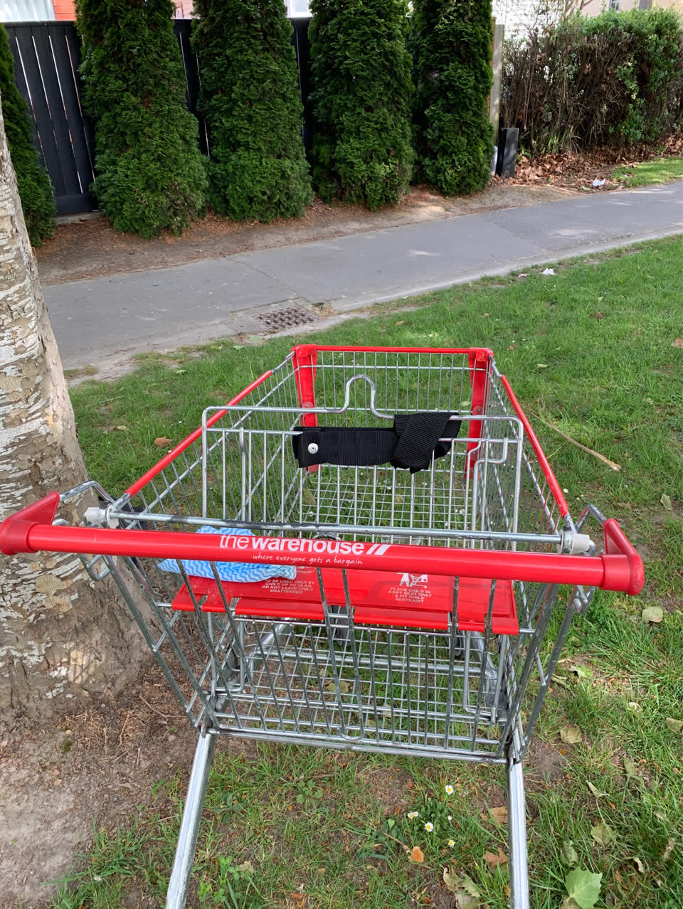 The photograph attached to this general - abandoned trolley report