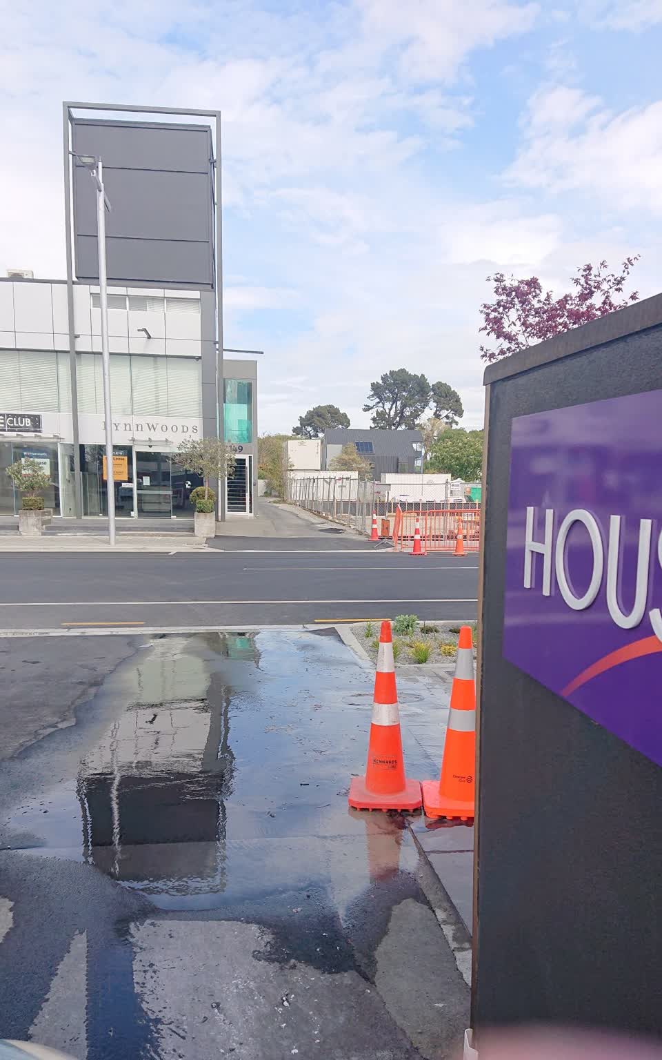 The photograph attached to this water leak report