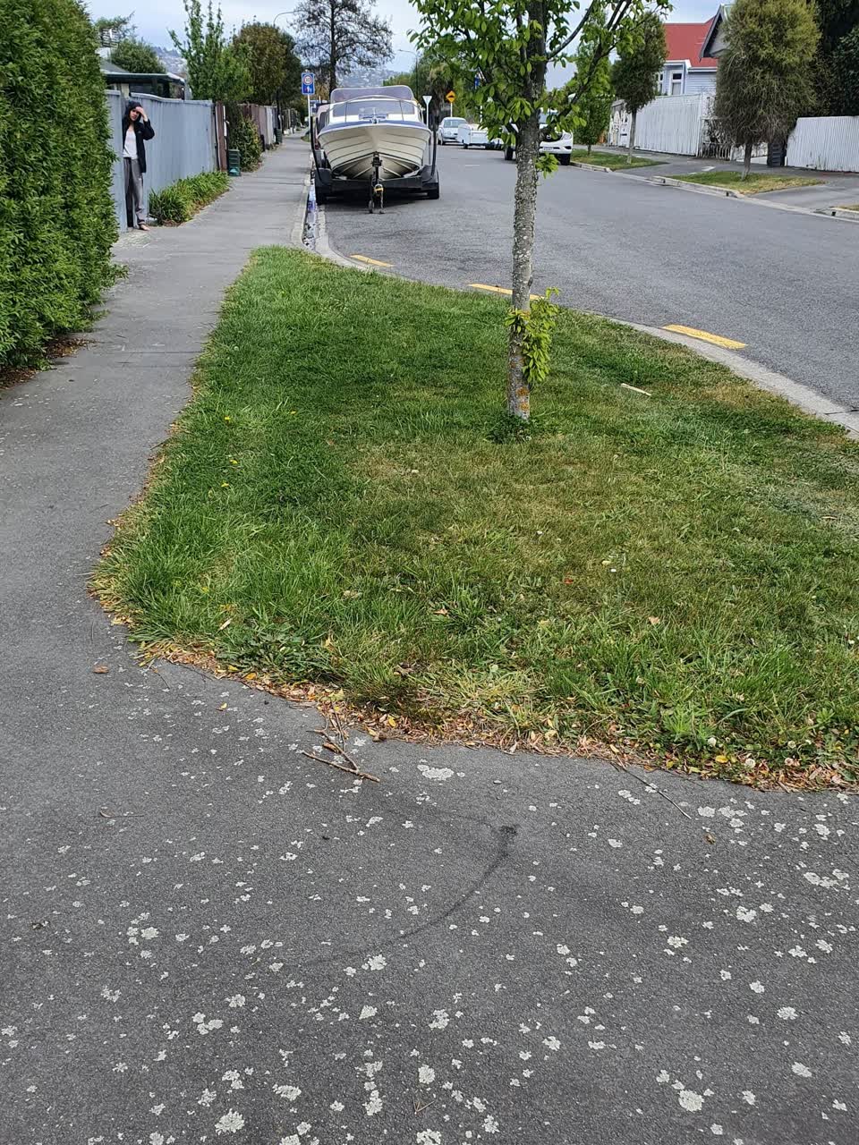 The photograph attached to this water leak report