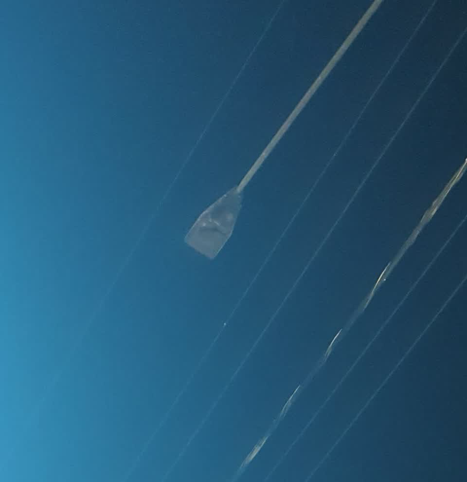 The photograph attached to this street light outage report