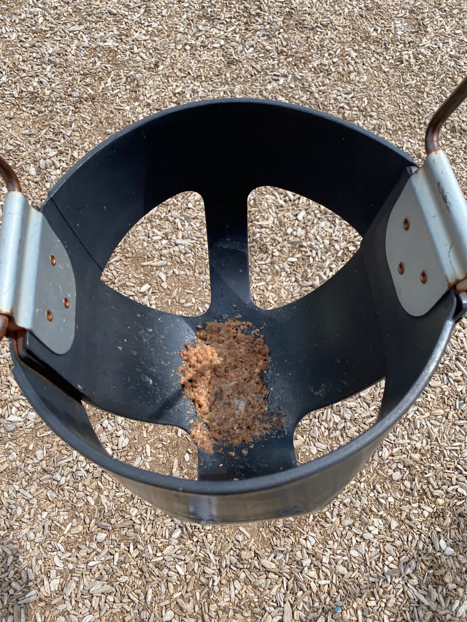 The photograph attached to this playground equipment report