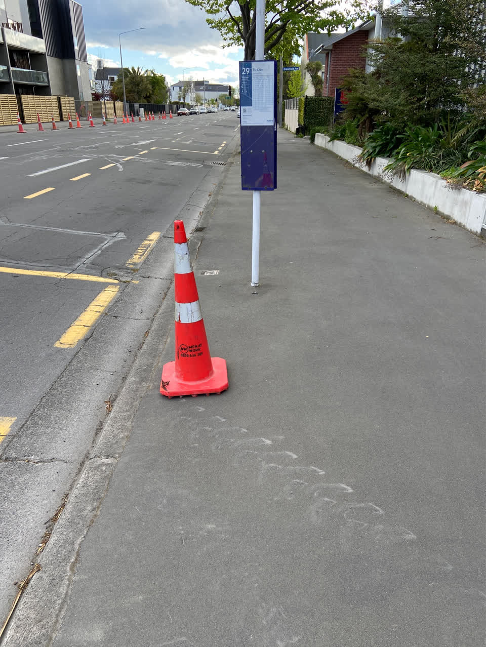 The photograph attached to this roads - general report