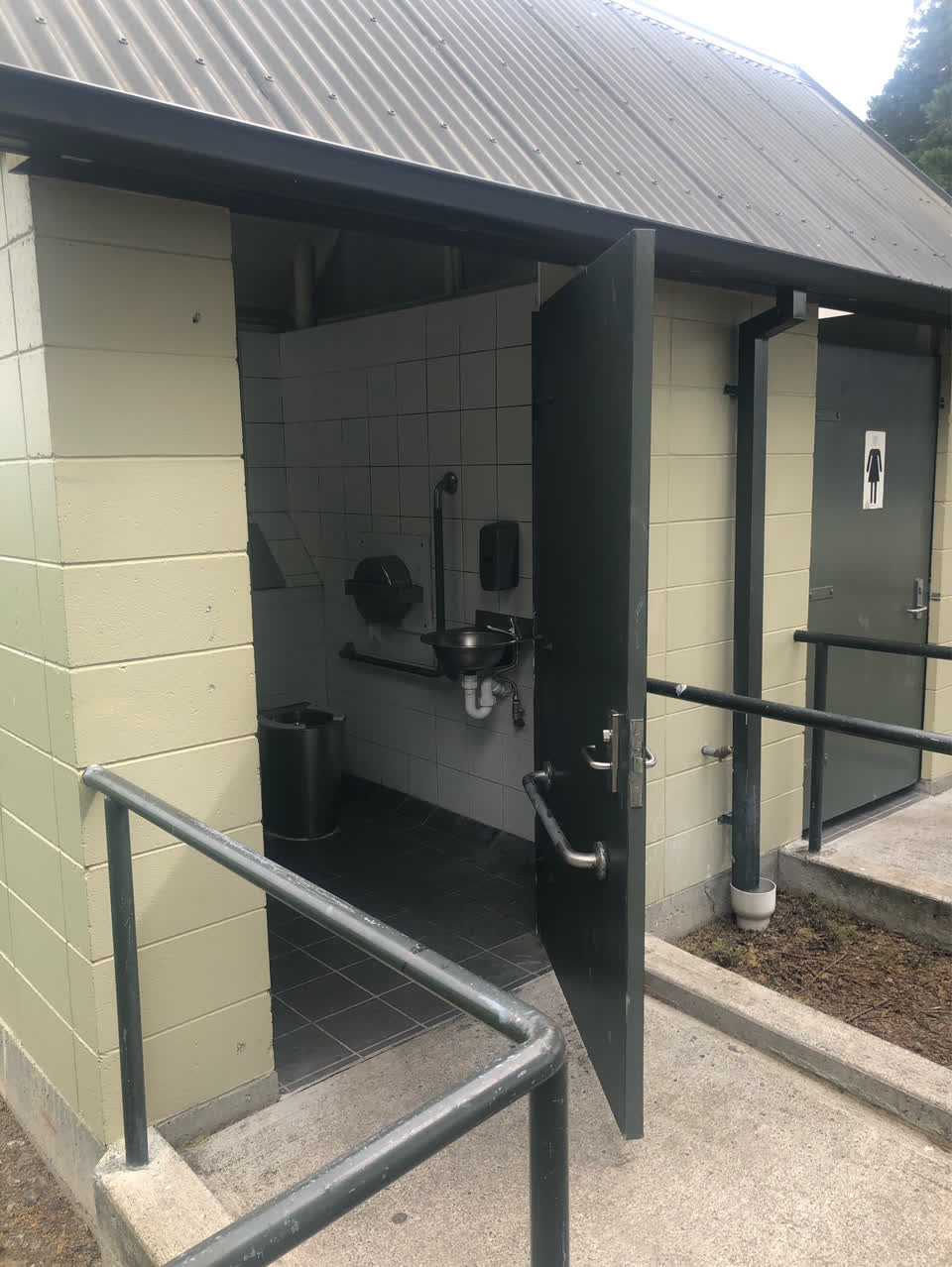 The photograph attached to this public toilet report