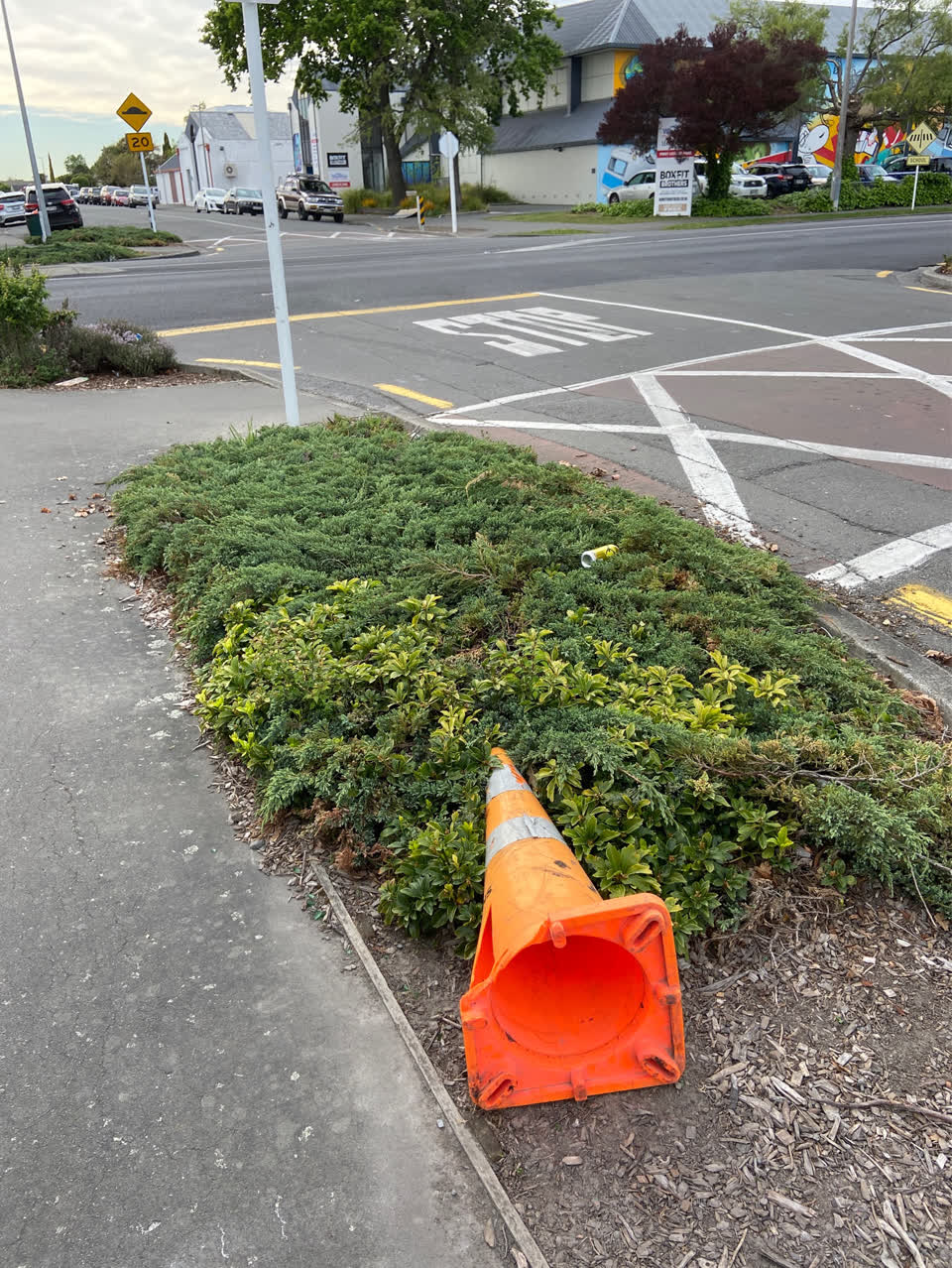 The photograph attached to this roads - general report