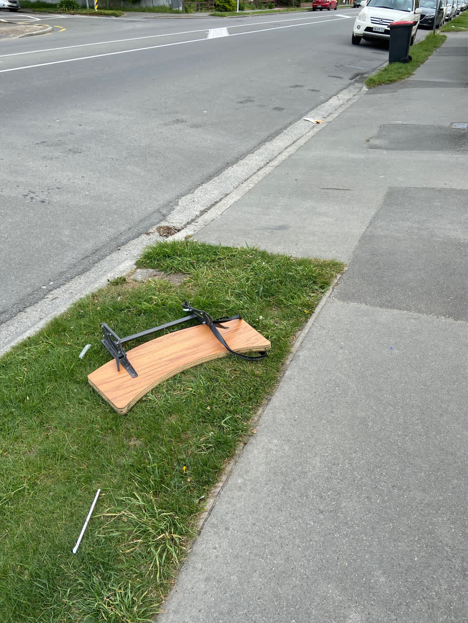 The photograph attached to this dumped rubbish report