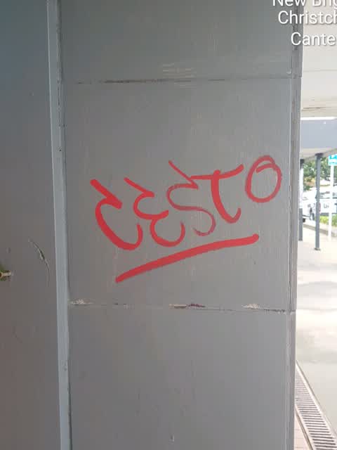 Graffiti, a report photo