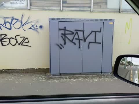 Graffiti, a report photo