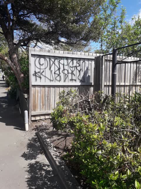 Graffiti, a report photo