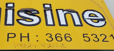 Graffiti, a report photo