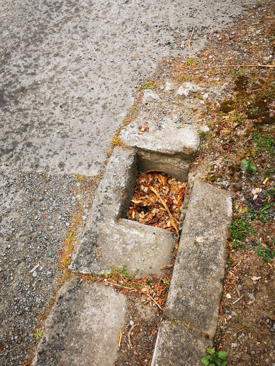 The photograph attached to this wastewater/stormwater report