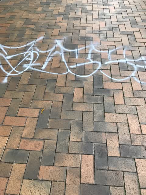 Graffiti, a report photo