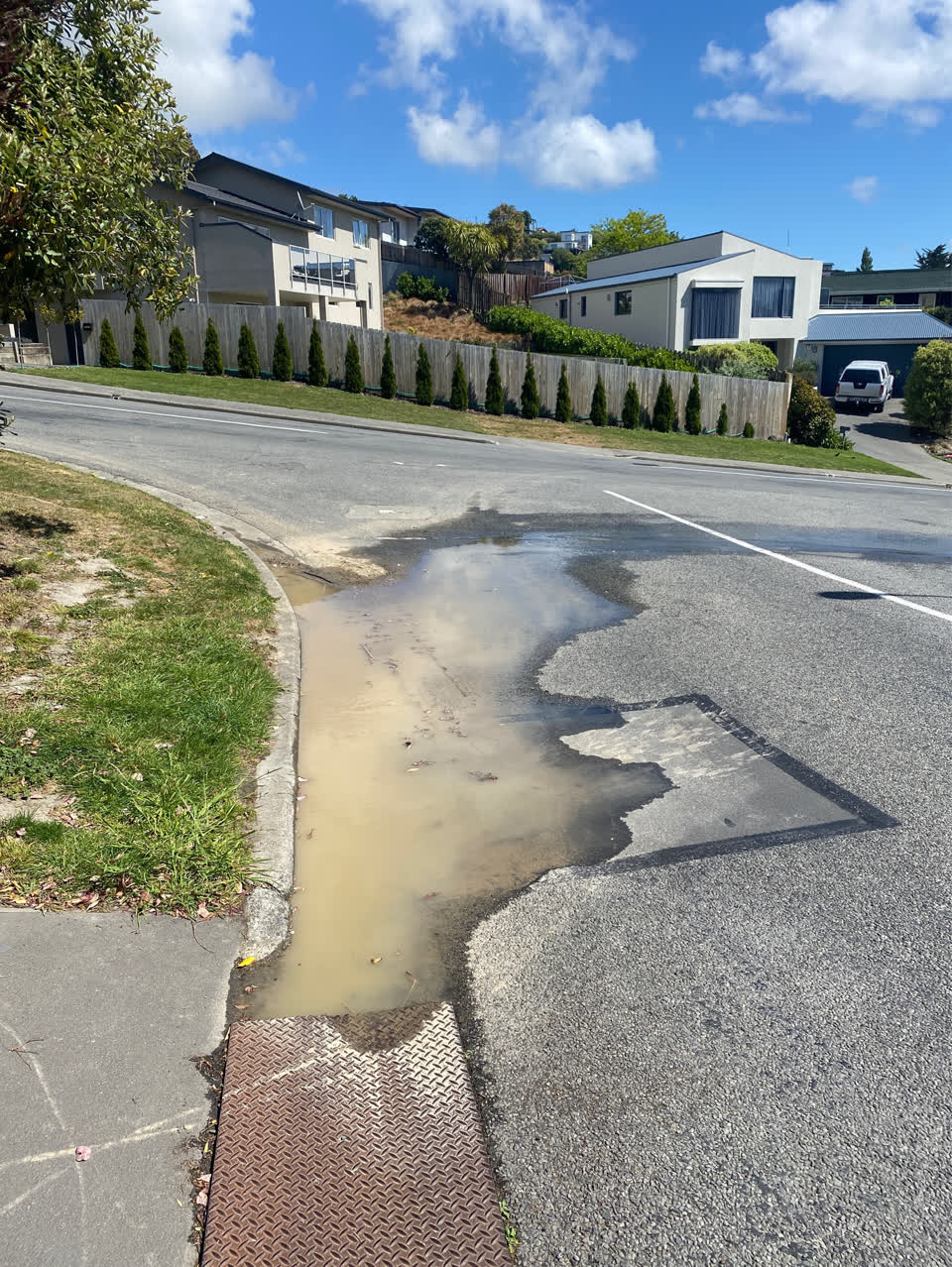 The photograph attached to this wastewater/stormwater report