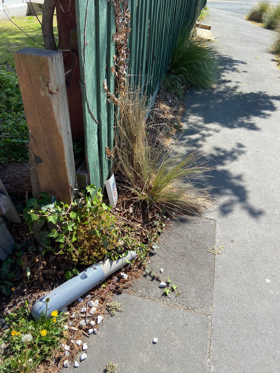 The photograph attached to this vandalism - general report
