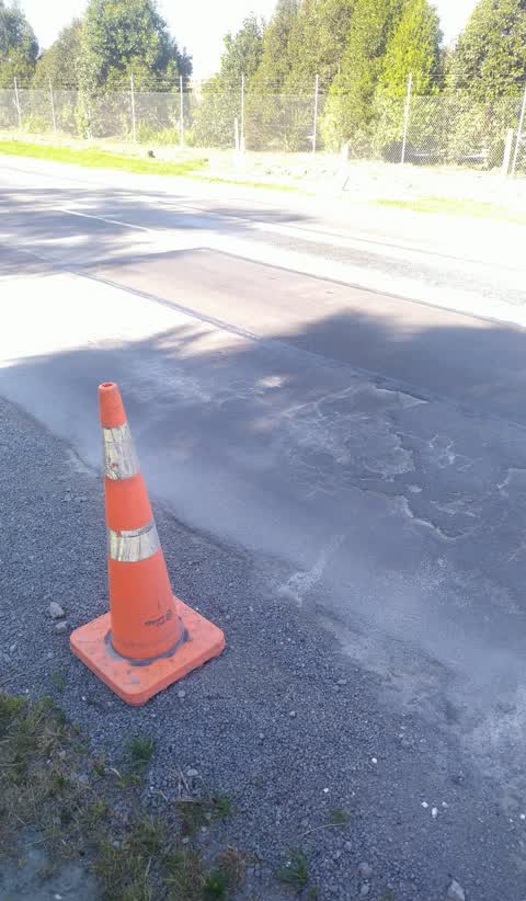 Damaged Road, a report photo