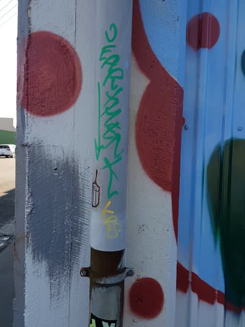 Graffiti, a report photo