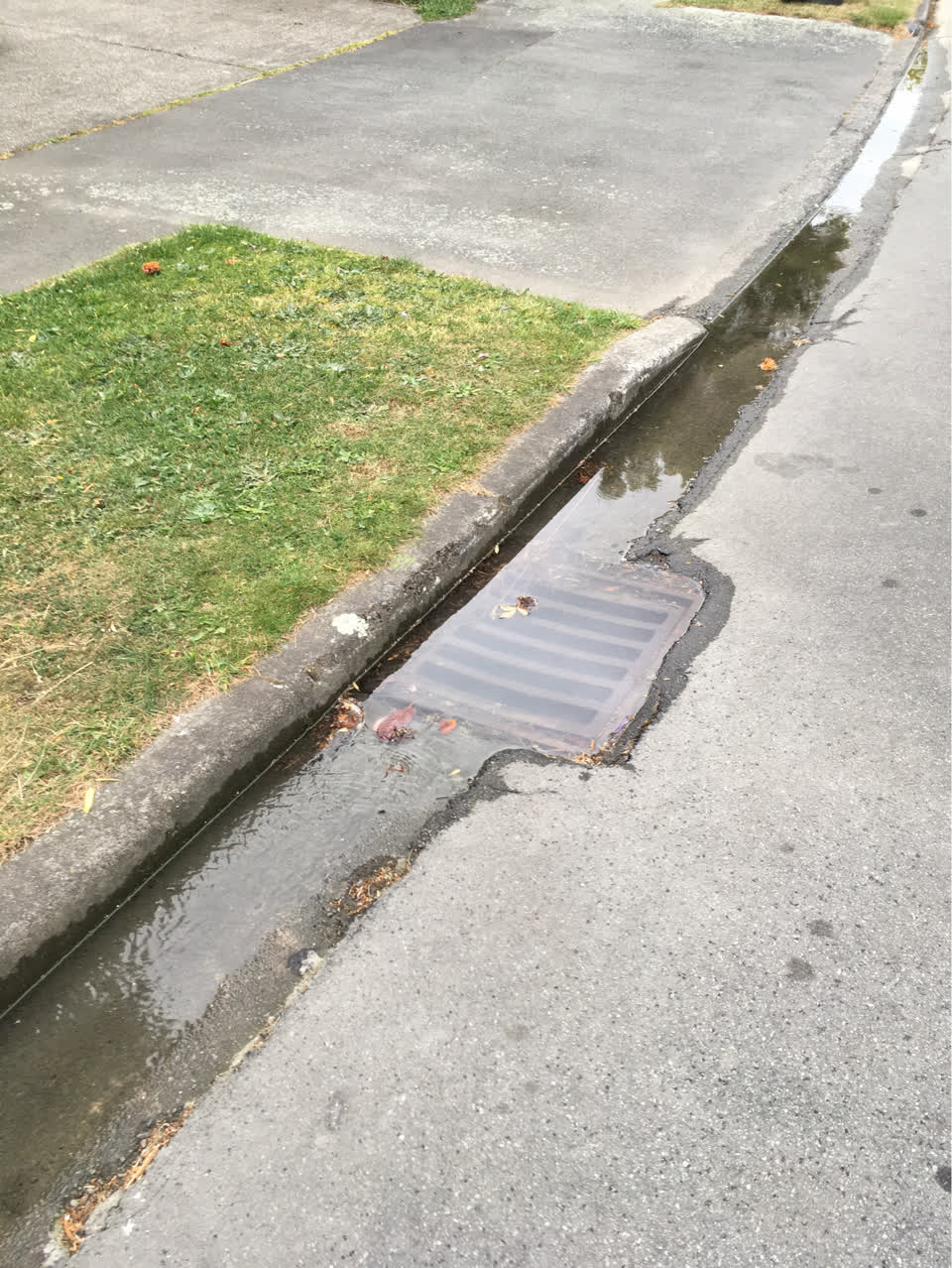 The photograph attached to this wastewater/stormwater report