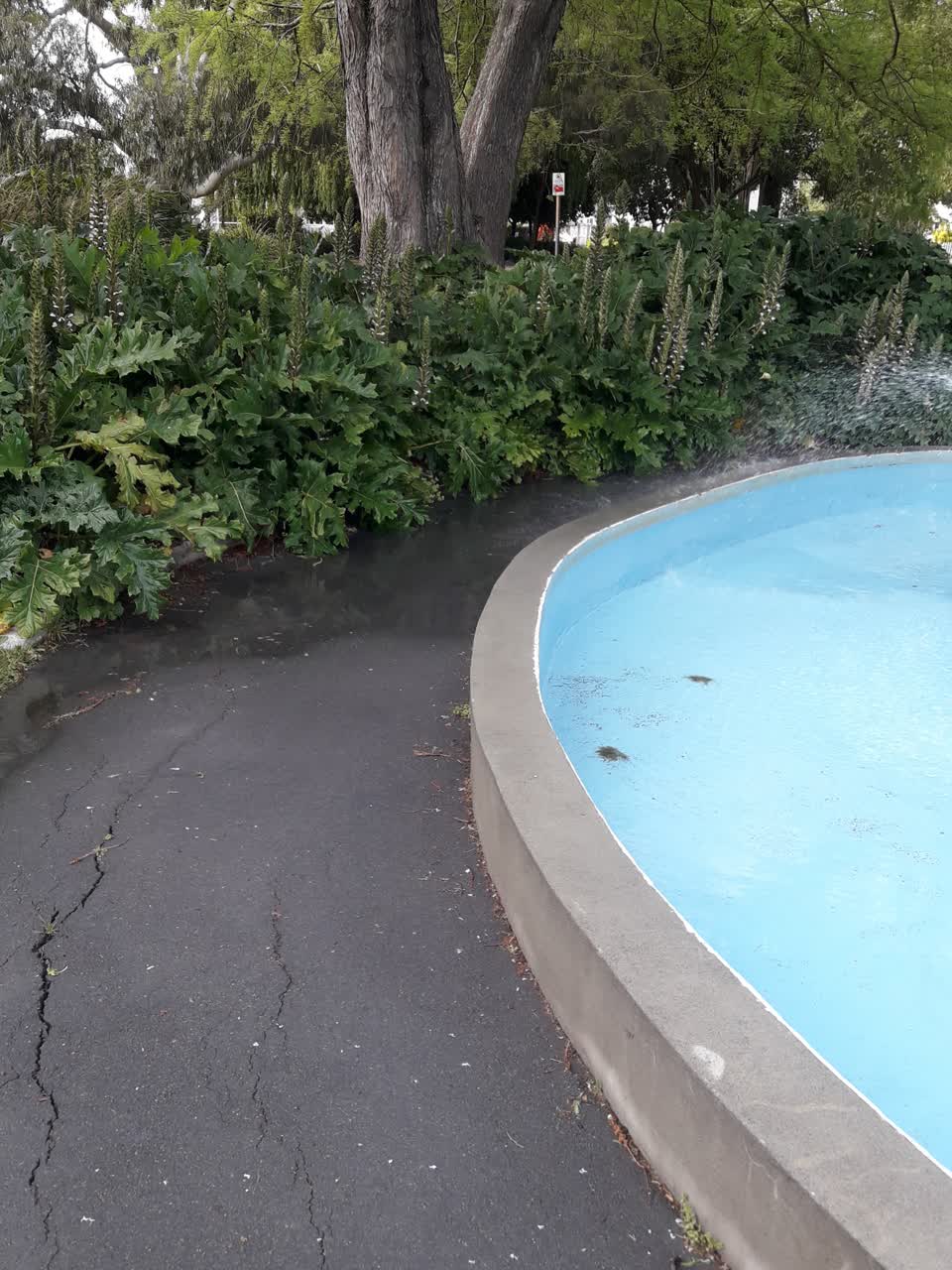 The photograph attached to this flooding report