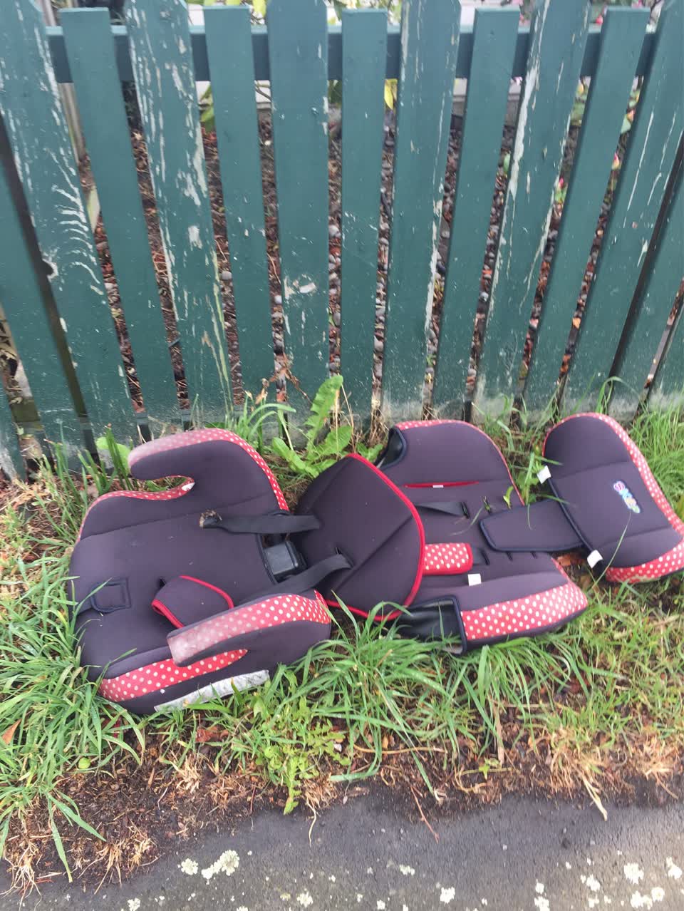 The photograph attached to this dumped rubbish report