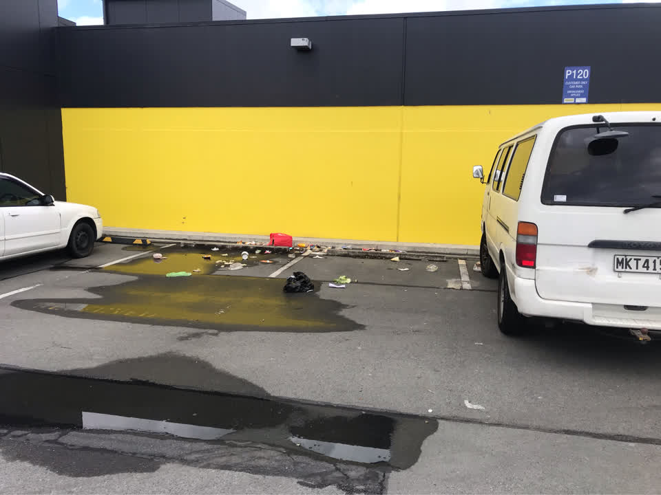 The photograph attached to this dumped rubbish report