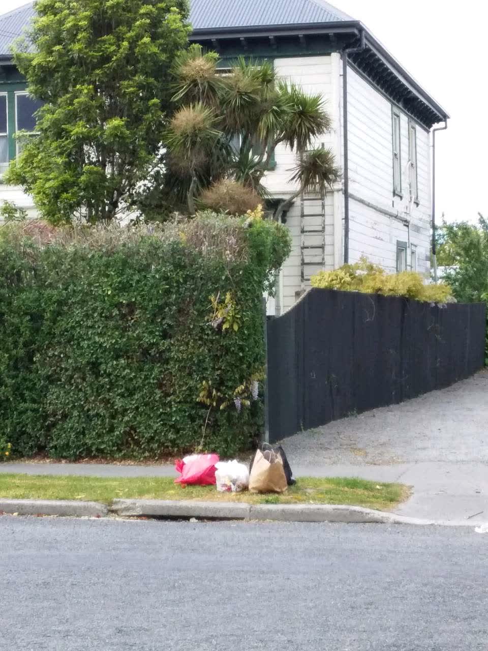 The photograph attached to this dumped rubbish report