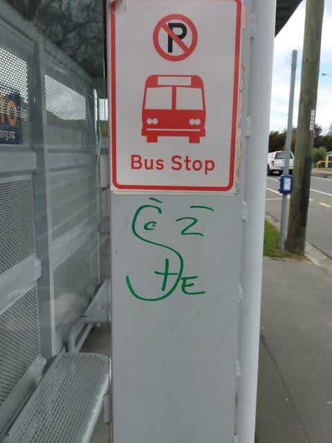 Graffiti, a report photo