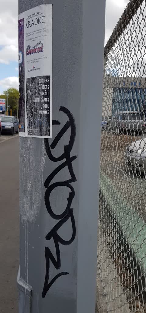 Graffiti, a report photo