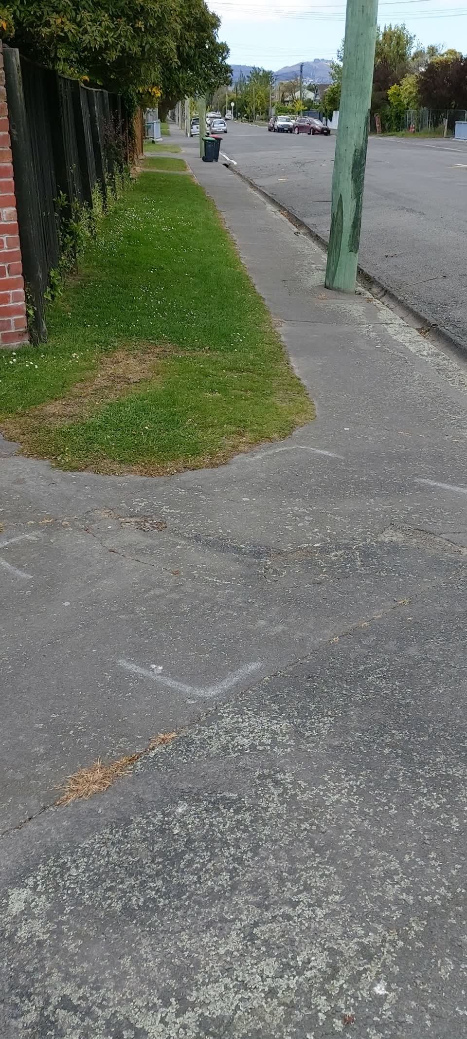 The photograph attached to this roads - general report
