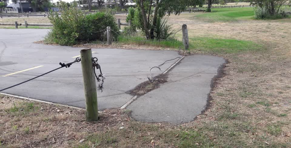 The photograph attached to this parks report