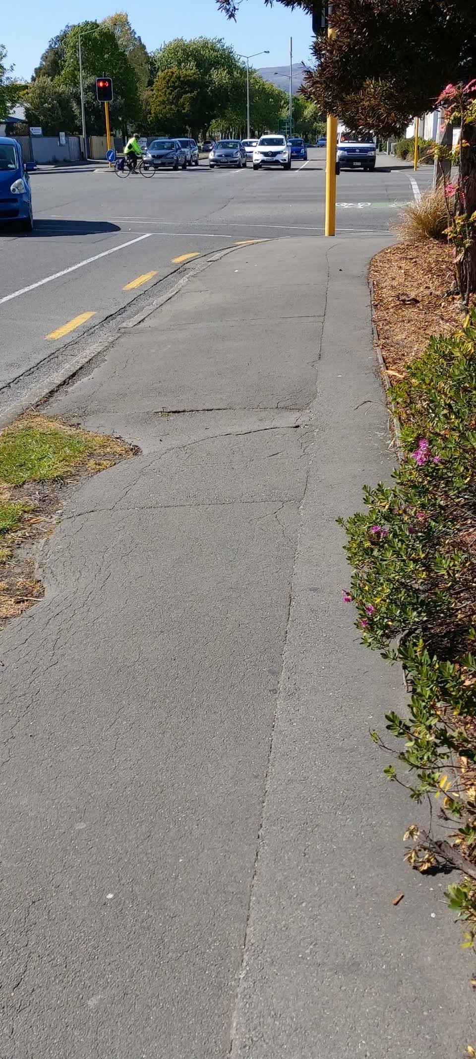 The photograph attached to this pavement - general report