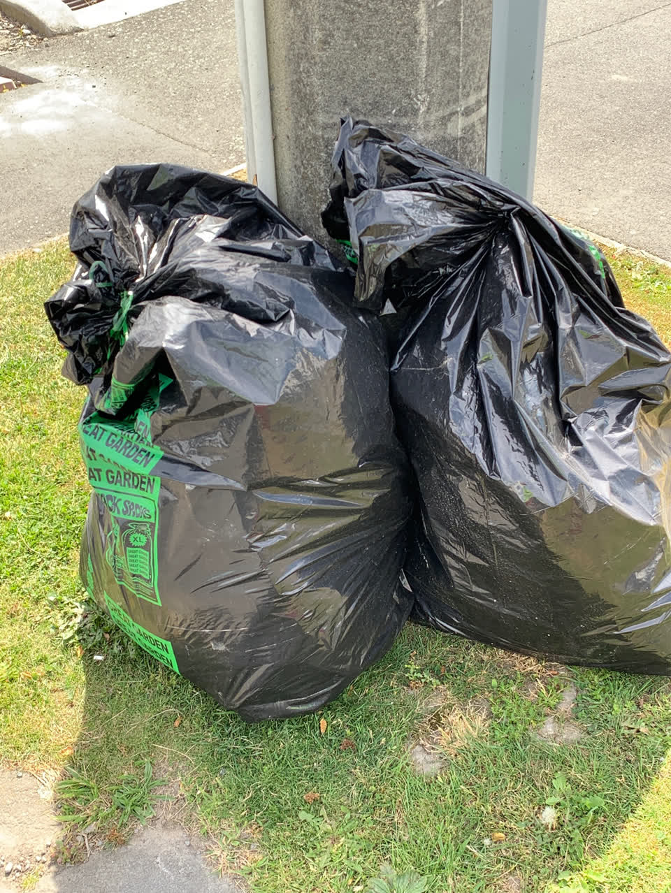 The photograph attached to this litter report