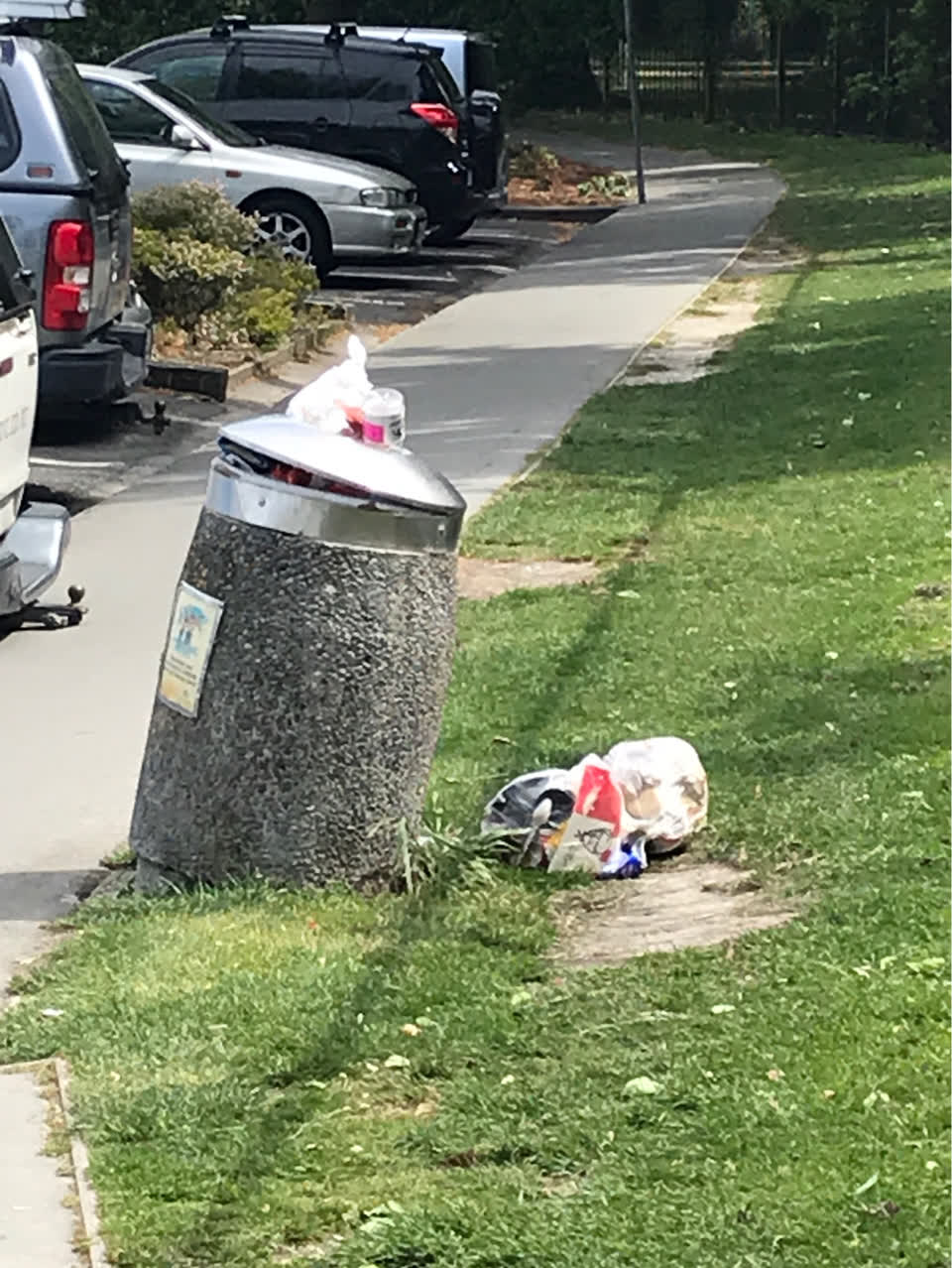 The photograph attached to this pollution - general report