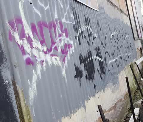 Graffiti, a report photo