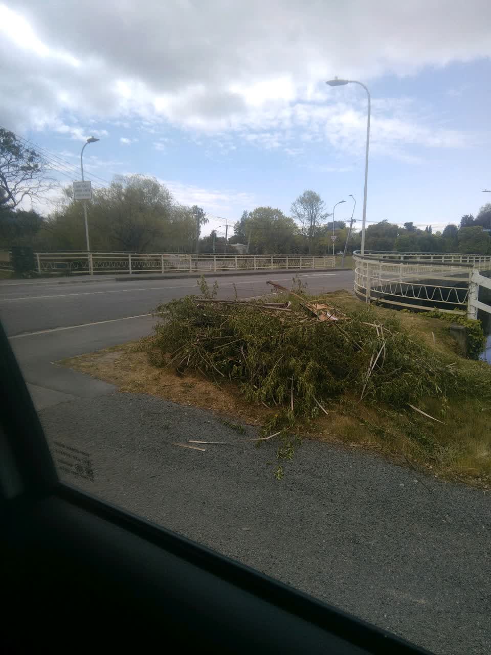 The photograph attached to this dumped rubbish report